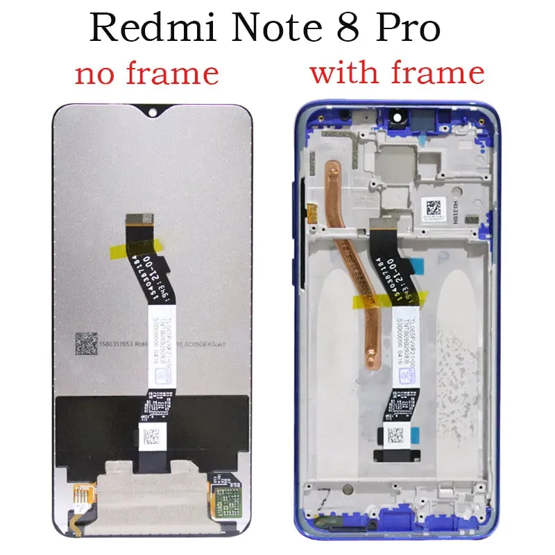 100% Tested Display Replacement For Xiaomi Redmi Note 8 Lcd Display Touch Screen Digitizer Assembly