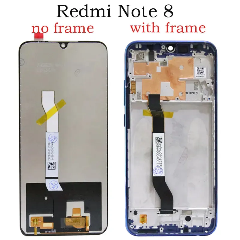 100% Tested Display Replacement For Xiaomi Redmi Note 8 Lcd Display Touch Screen Digitizer Assembly