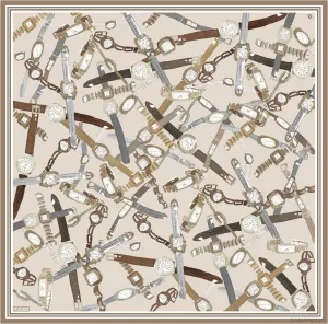 Armine Timepiece Classic Silk Scarf #84