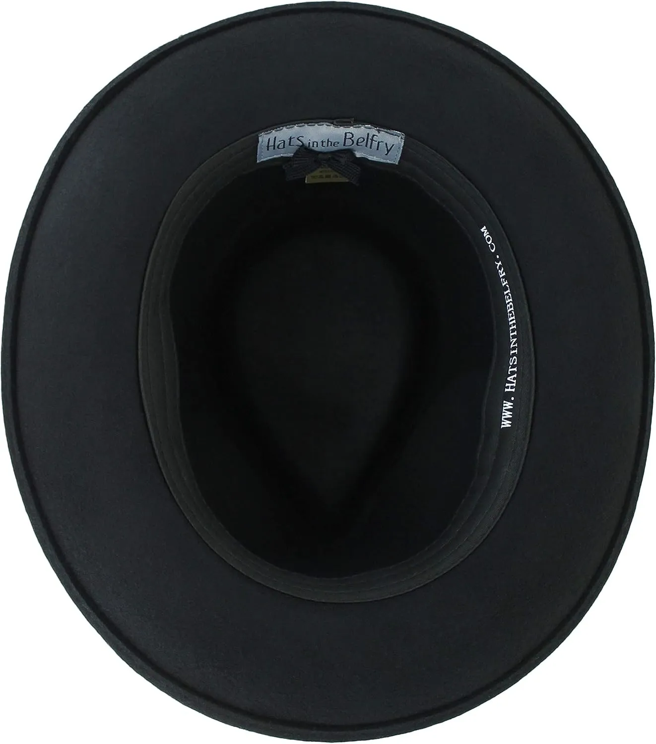 Belfry Gangster 100% Wool Stain Resistant Crushable Dress Fedora in Black Grey Navy Brown Pecan