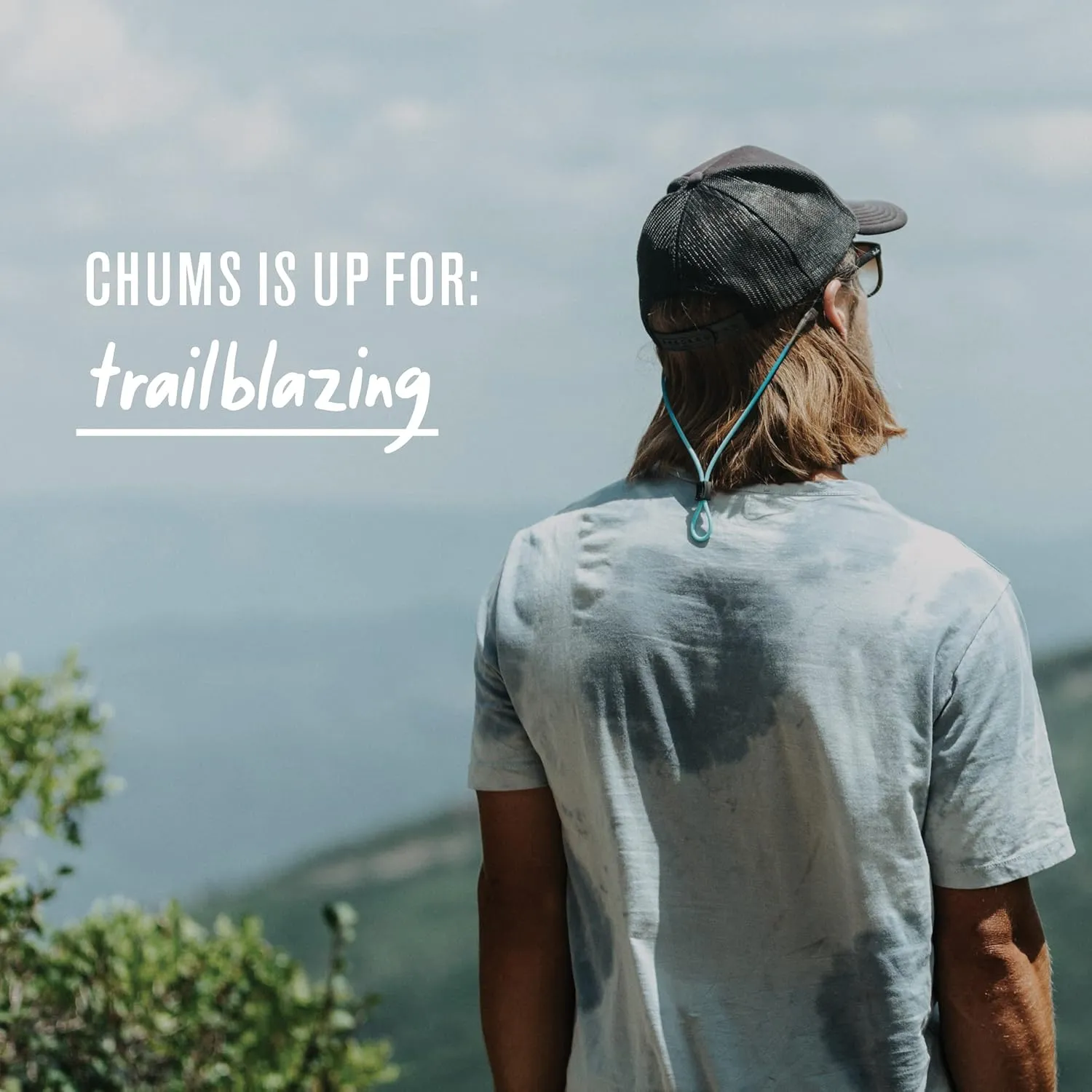 Chums Slim Retainer - Adjustable Eyewear Keeper - Thin Silicone Safety Eyewear Retainer for Women & Men
