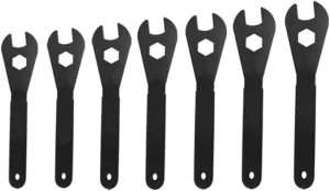 Cone Wrenches Hub Nut Remover Repair Tools 7PCS/Set Bike Pedal Removal Spanners 13/14/15/16/17/18/19mm