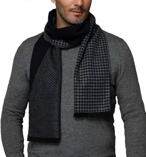 CUDDLE DREAMS Men's Silk Scarves for Winter, 100% Mulberry Silk Brushed, Luxuriously Soft & Warm, Decent Box Packed