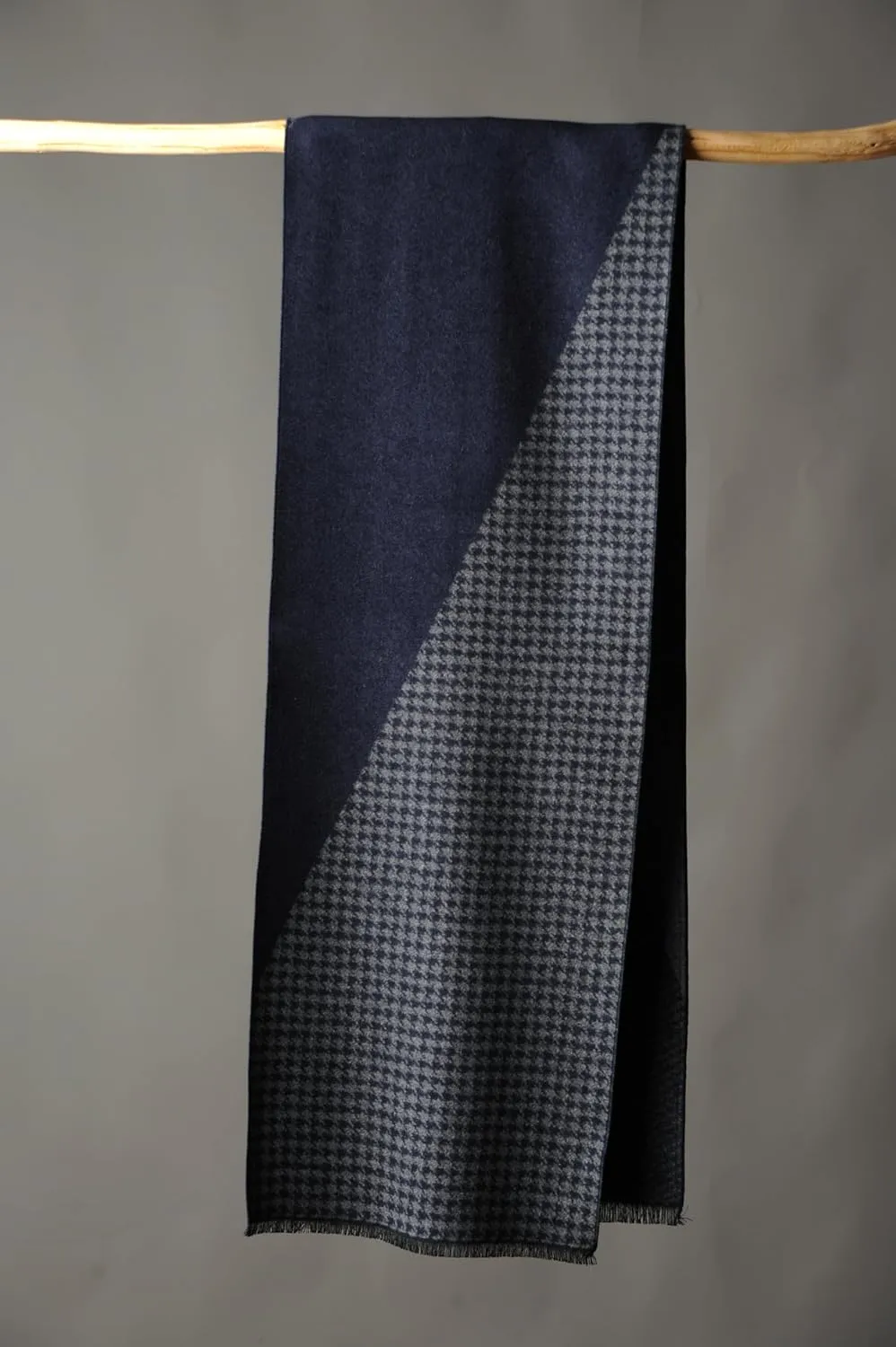 CUDDLE DREAMS Men's Silk Scarves for Winter, 100% Mulberry Silk Brushed, Luxuriously Soft & Warm, Decent Box Packed