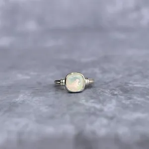 Cushion Charm - Opal Ring