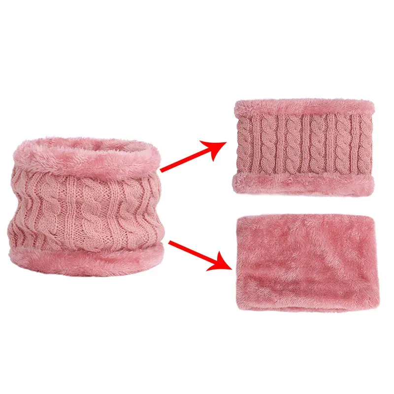 Cute Baby Hat Scarf Gloves Set - Warm Beanie Cap & Mittens for Winter