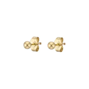 Dainty Ball Studs in 14K Gold