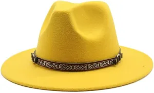 DHAEY Autumn and Winter Wool Top Hat, Cashmere Felt Hat, Ballroom Performance Hat New Jazz Hat Luopan Caps & Hats (Color : Rose Red, Size : Medium(56-58cm))