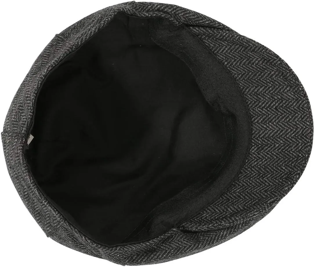 FALETO Men's Flat Ivy Gatsby Newsboy Hat Winter Spring Autumn Driving Cabbie Hunting Cap