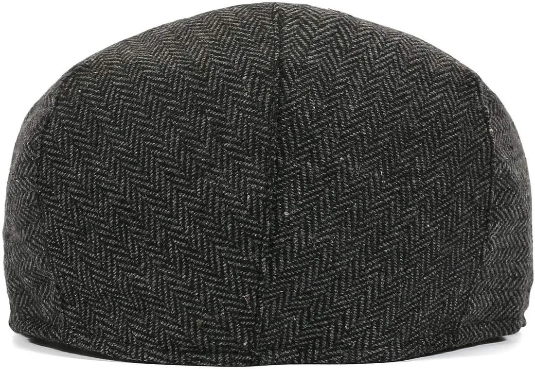 FALETO Men's Flat Ivy Gatsby Newsboy Hat Winter Spring Autumn Driving Cabbie Hunting Cap