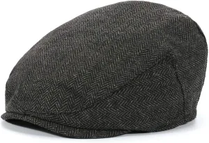 FALETO Men's Flat Ivy Gatsby Newsboy Hat Winter Spring Autumn Driving Cabbie Hunting Cap