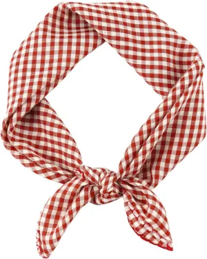 GERINLY Holiday Neckerchief Festival Print Square Scarf Fashion Head Wrap Ponytail Accessories for Anniversary