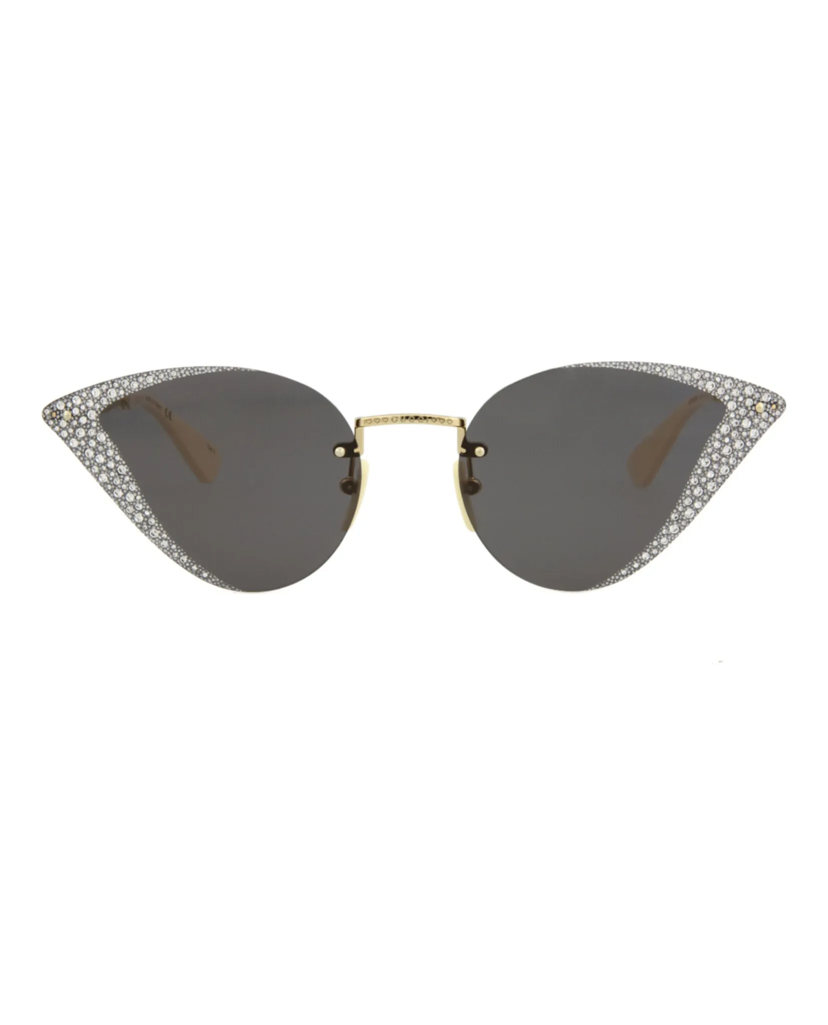 Gucci Cat Eye-Frame Metal Sunglasses, style # GG0898S-30010504001