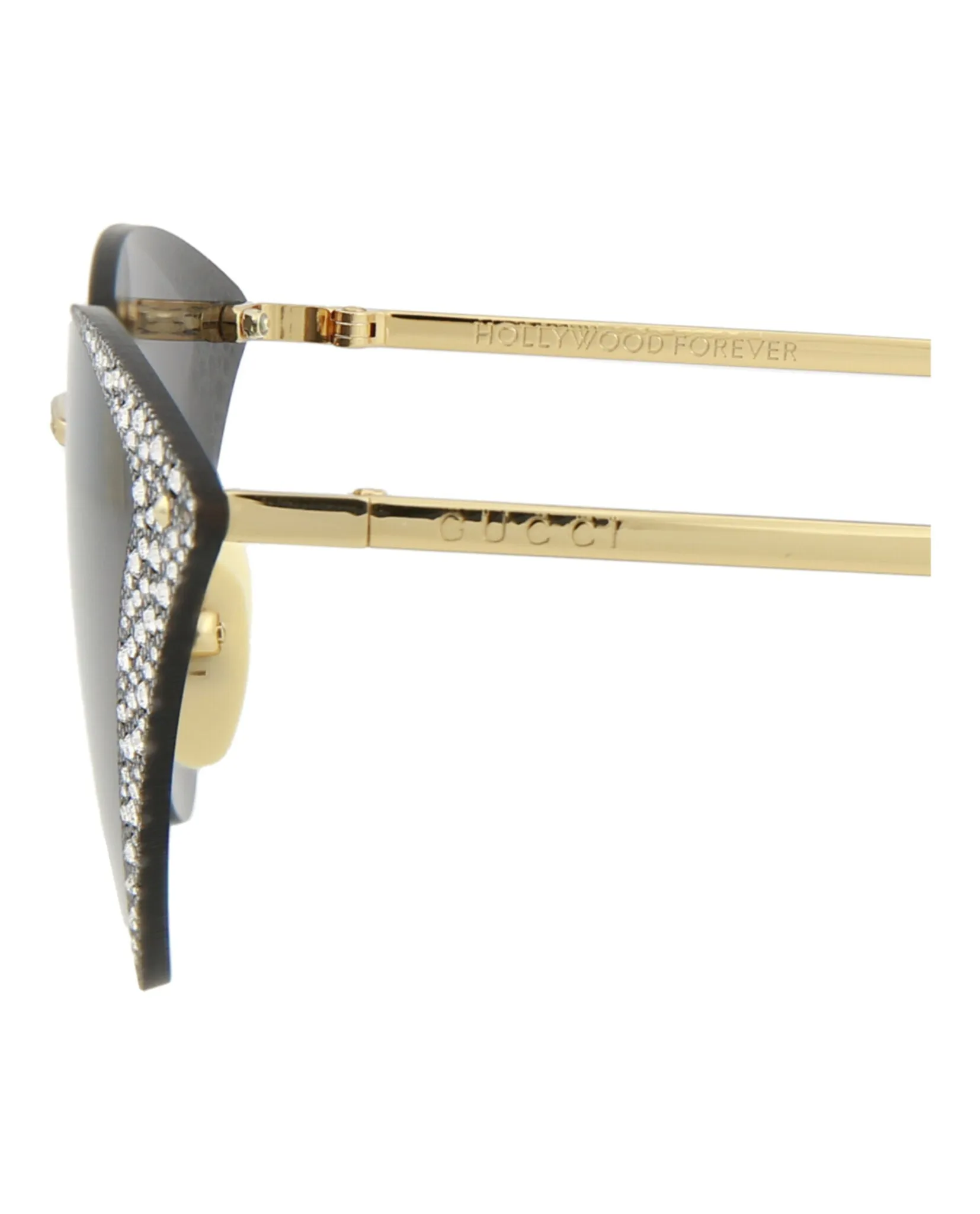 Gucci Cat Eye-Frame Metal Sunglasses, style # GG0898S-30010504001