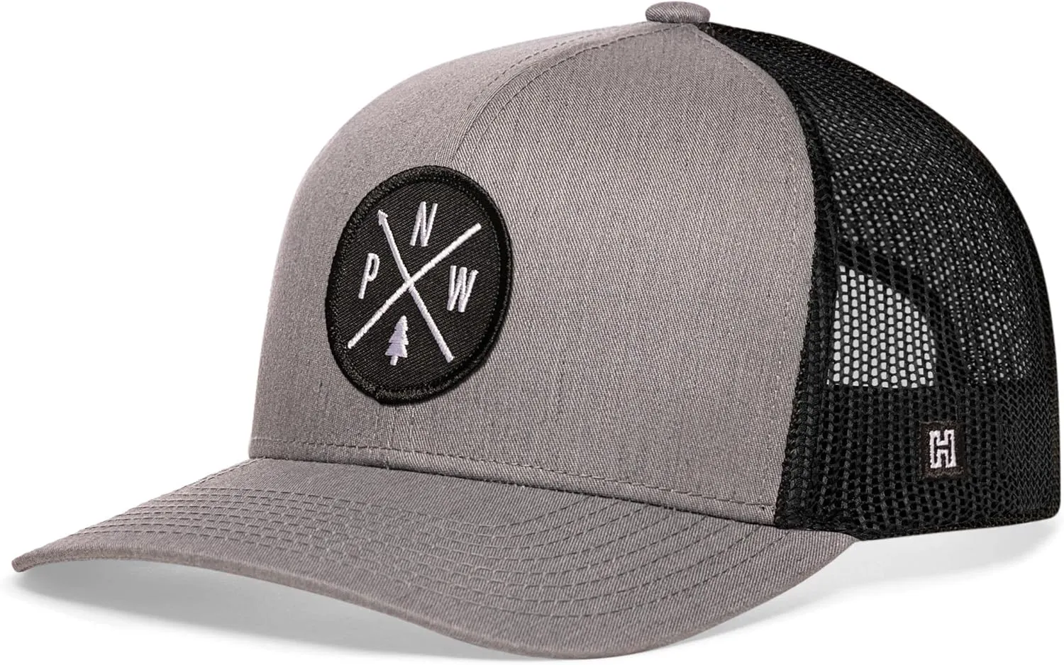 HAKA PNW Trucker Hat for Men & Women, Pacific Northwest Trucker Mesh Snapback Adjustable Baseball Cap
