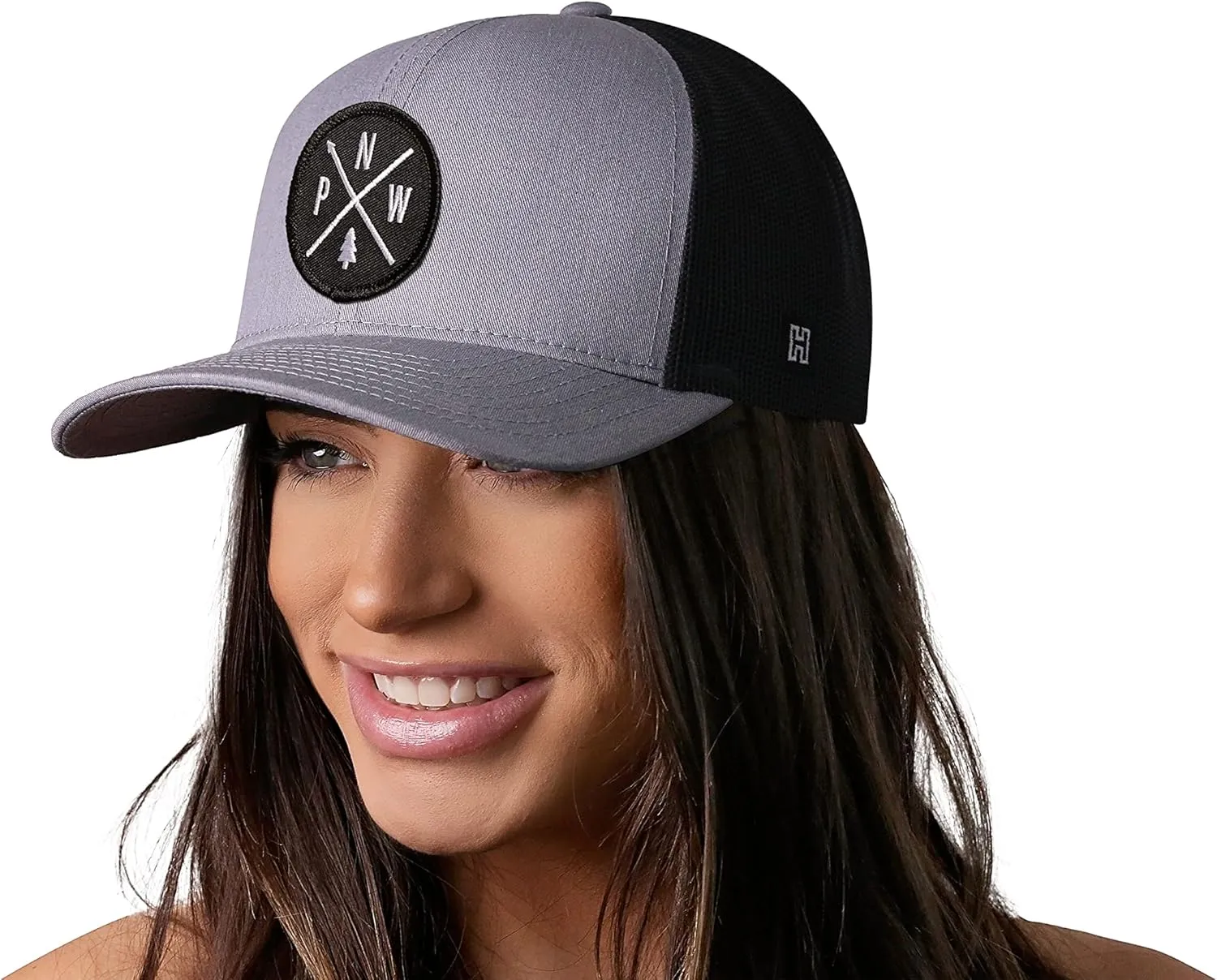 HAKA PNW Trucker Hat for Men & Women, Pacific Northwest Trucker Mesh Snapback Adjustable Baseball Cap