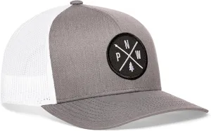 HAKA PNW Trucker Hat for Men & Women, Pacific Northwest Trucker Mesh Snapback Adjustable Baseball Cap