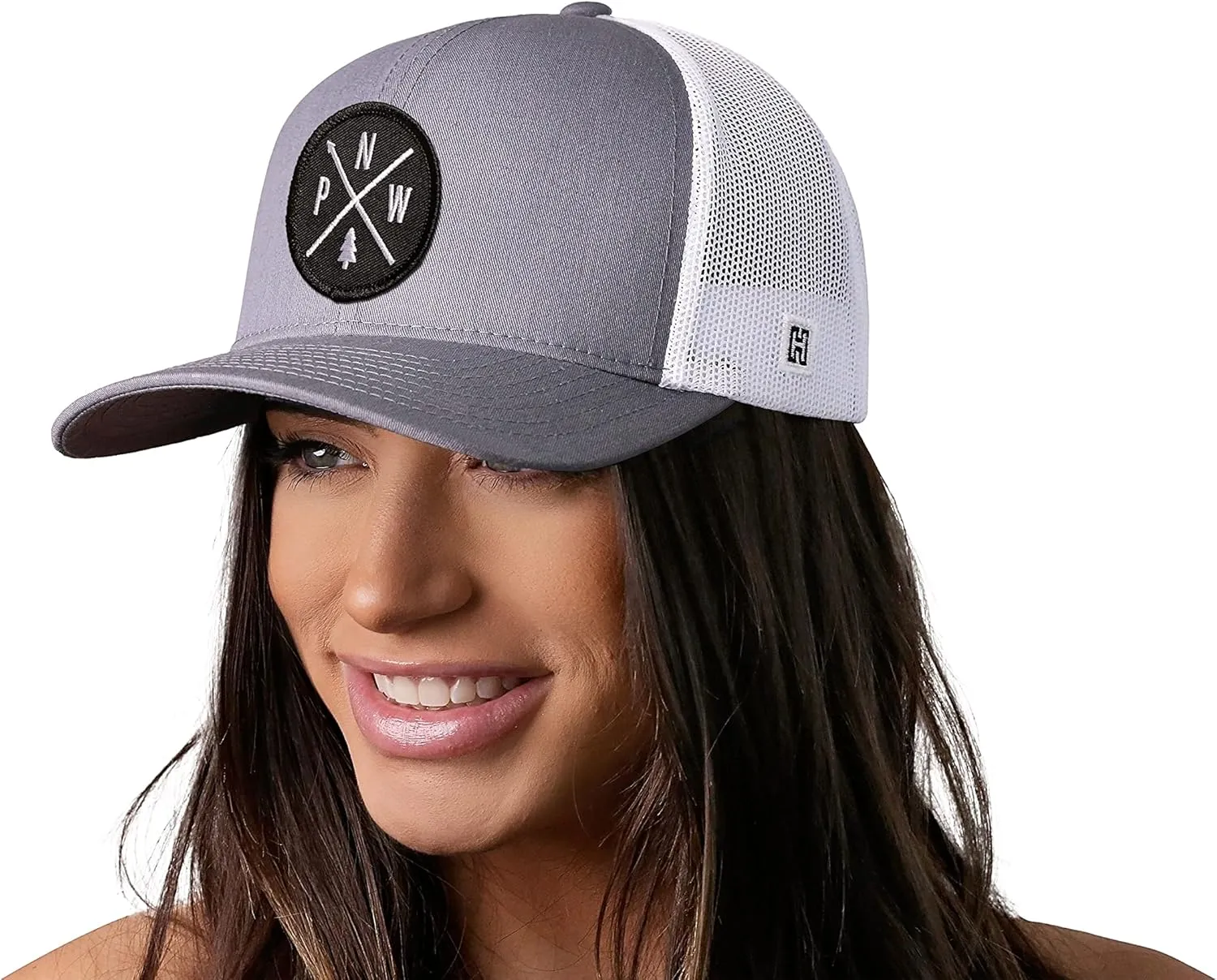 HAKA PNW Trucker Hat for Men & Women, Pacific Northwest Trucker Mesh Snapback Adjustable Baseball Cap