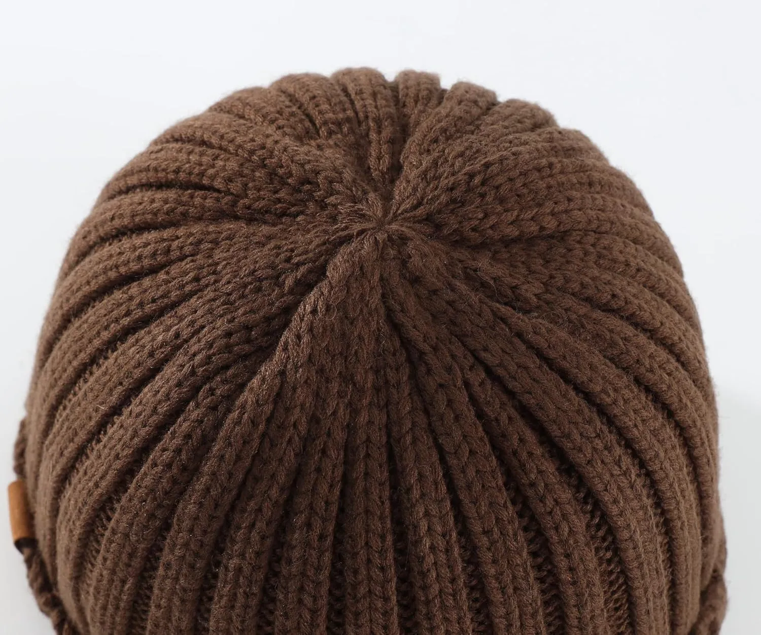 Home Prefer Mens Winter Hat Wool Fleece Lined Knit Beanie Hat Warm Stocking Caps