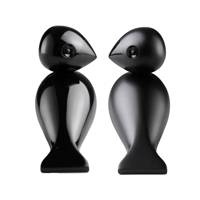Kay Bojesen Lovebirds, Black, H: 3.5"