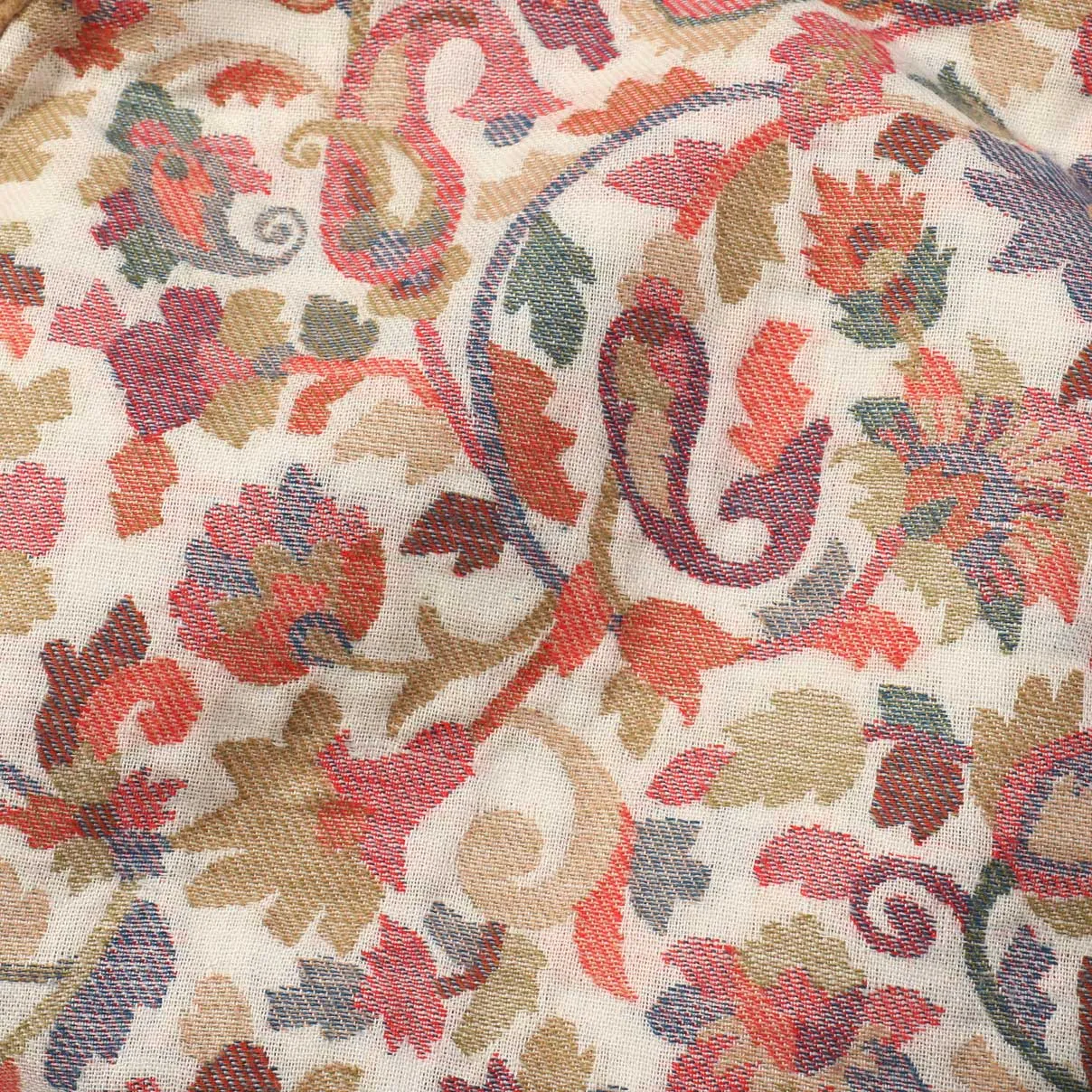 Latte Tan Kani Print Pakol Cap