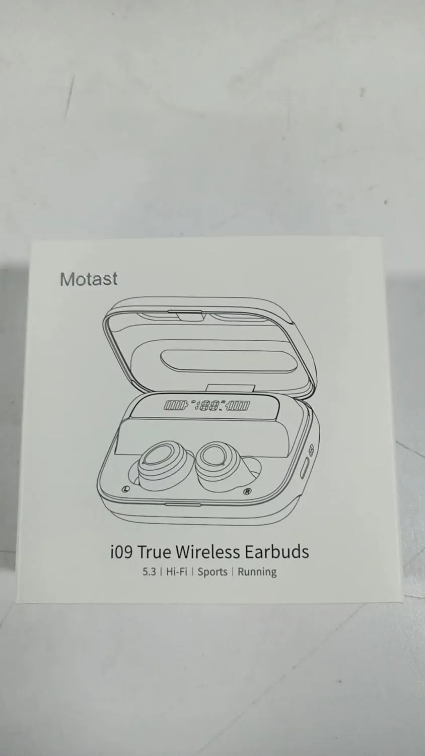 Motast Wireless Earbuds, Bluetooth 5.3 Earbuds 140H Playtime Headphones HD Stereo Noise Cancelling Earphones in Ear with Mic, USB-C Charging Case, IP7 Waterproof Headset for Sports