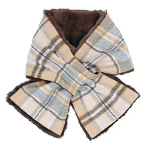 Pull-Thru Scarf - Wool Plaid in Daybreak