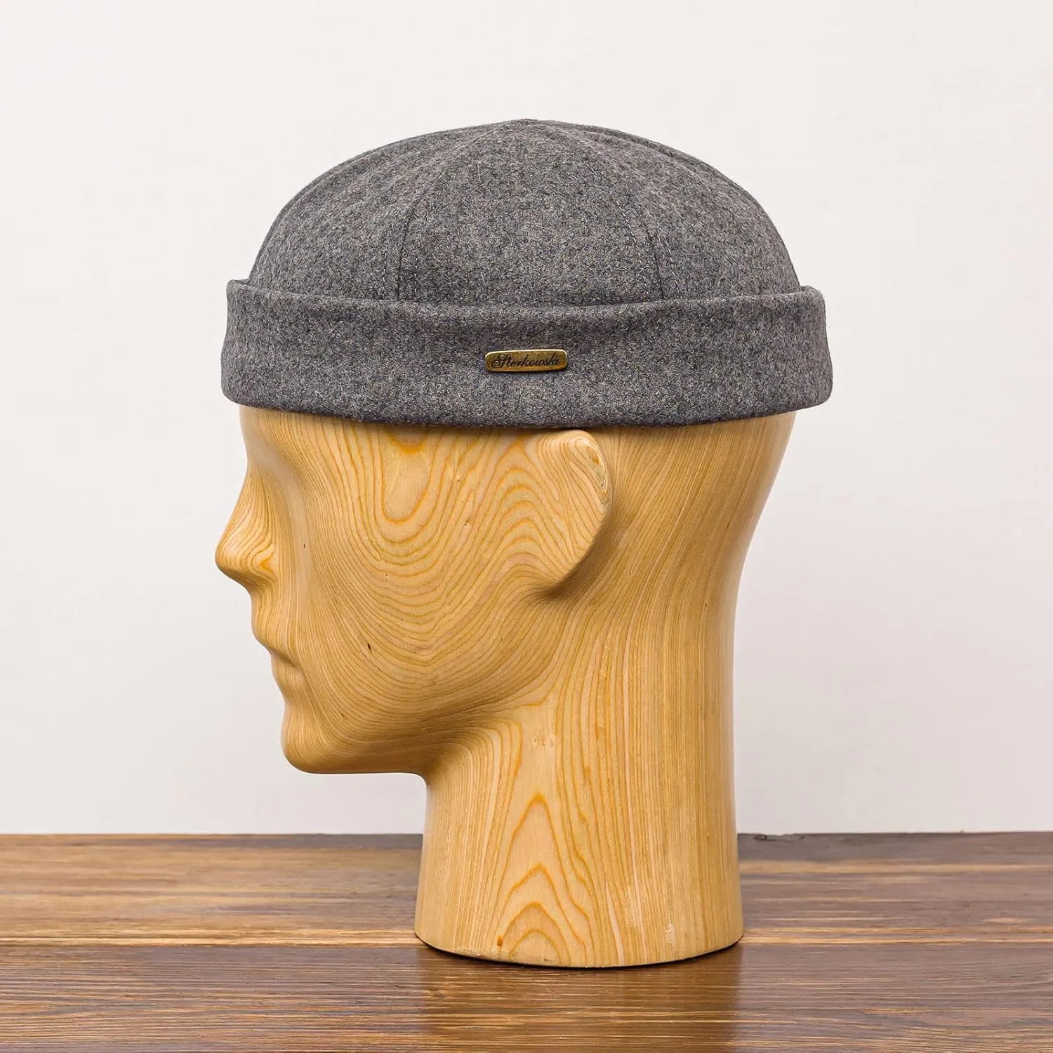 Sterkowski Docker Cap | Woolen Beanie for Men and Women | Warm Handmade Dock Worker Hat