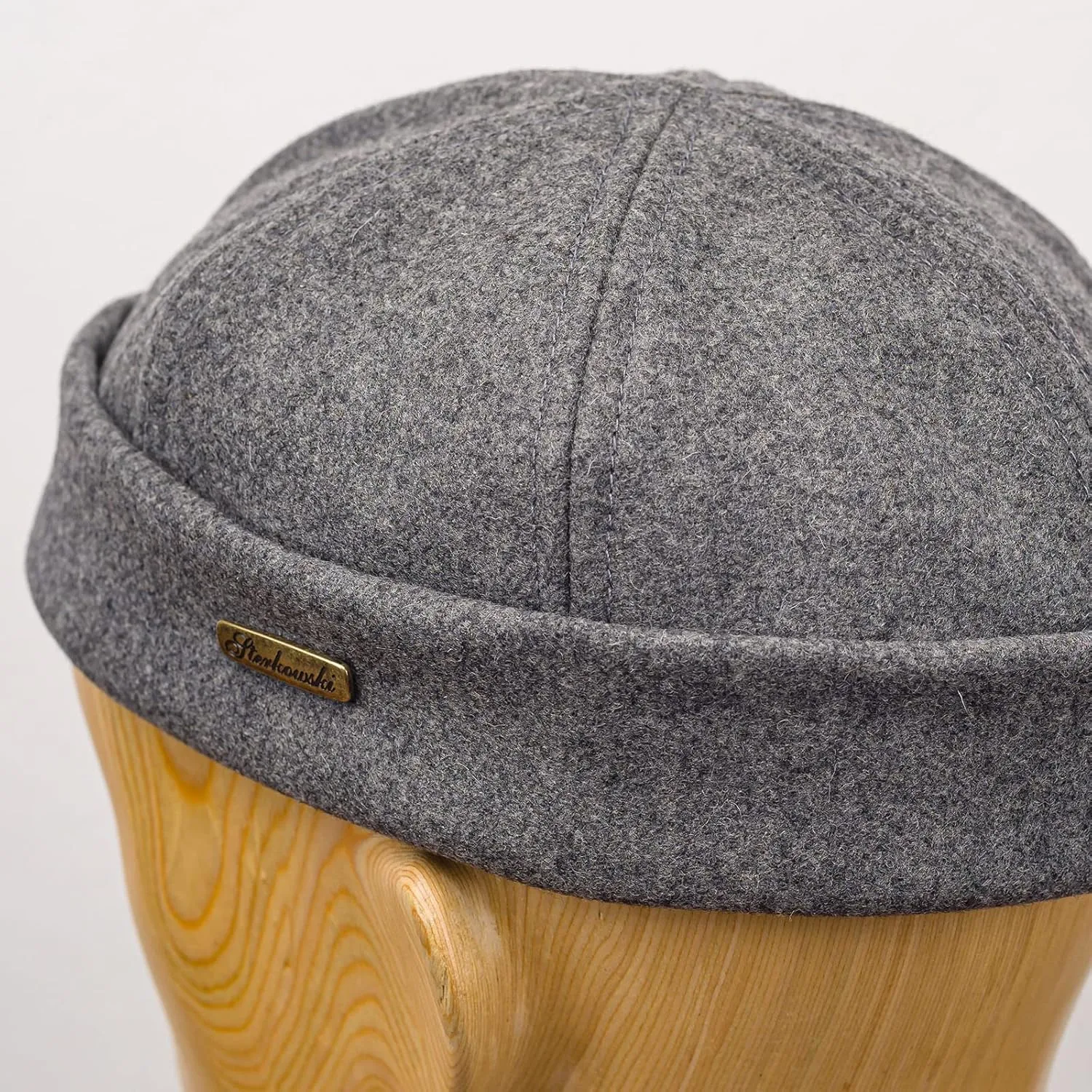 Sterkowski Docker Cap | Woolen Beanie for Men and Women | Warm Handmade Dock Worker Hat