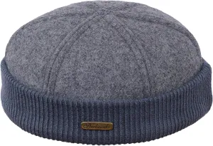 Sterkowski Navy Watch Cap | Woolen Beanie for Men and Women | Warm Classic Seaman Hat with Ribbing