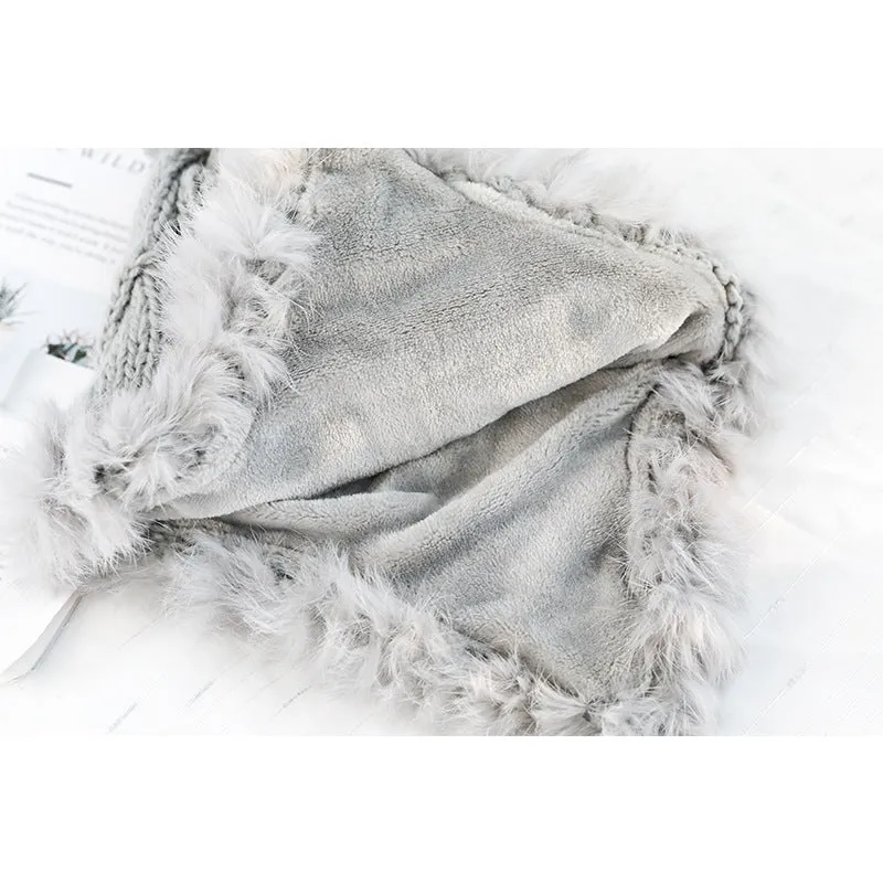Toboggan Hat Female Autumn and Winter Lei Feng Hat Knitted Hat