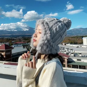 Toboggan Hat Female Autumn and Winter Lei Feng Hat Knitted Hat