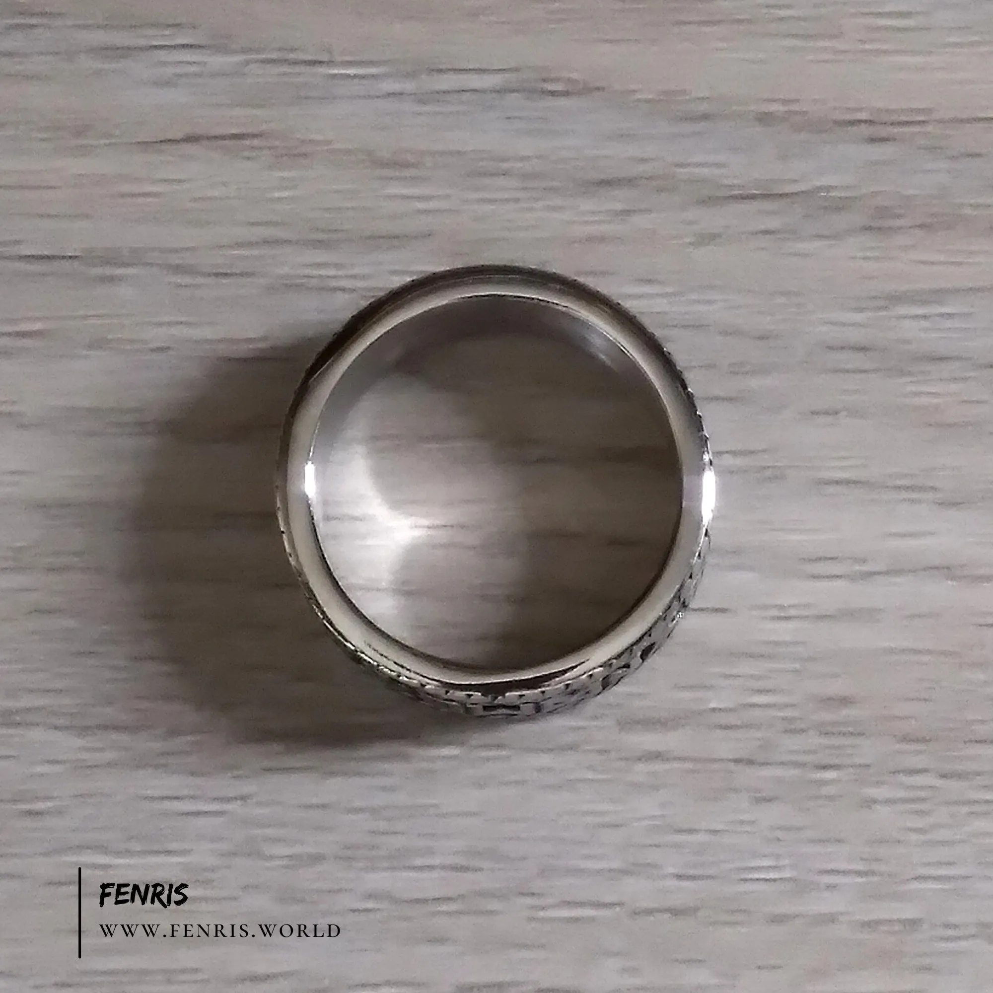 Viking Rune Ring Silver Norse Style