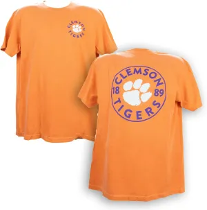 Vintage 2 Sided Logo Comfort Colors Short Sleeve Tshirt 100% Cotton