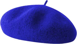 Wool Berets for Women - Classic French Beret Hats for Women and Kids, Solid Color Artist Style