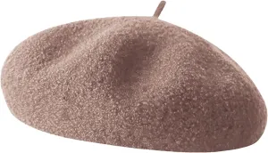 Wool Berets for Women - Classic French Beret Hats for Women and Kids, Solid Color Artist Style
