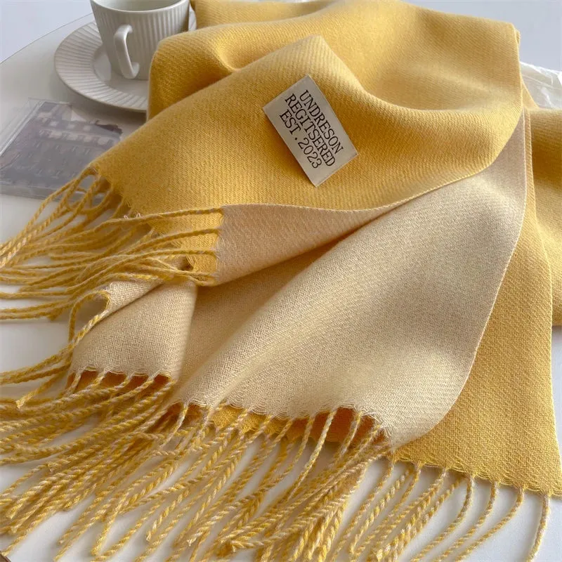 Woolen Yarn Skinny Winter Neckerchief