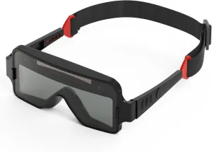 YESWELDER True Color Solar Powered Auto Darkening Welding Goggles, 2 Sensors Welder Glasses for TIG MIG MMA Plasma