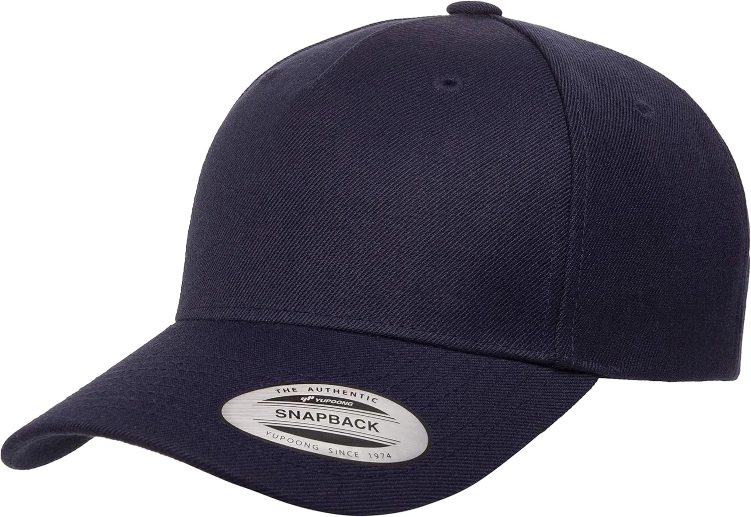 Yupoong Men's Yp Classics 5-Panel Premium Curved Visor Snapback Cap
