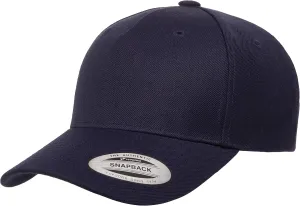 Yupoong Men's Yp Classics 5-Panel Premium Curved Visor Snapback Cap